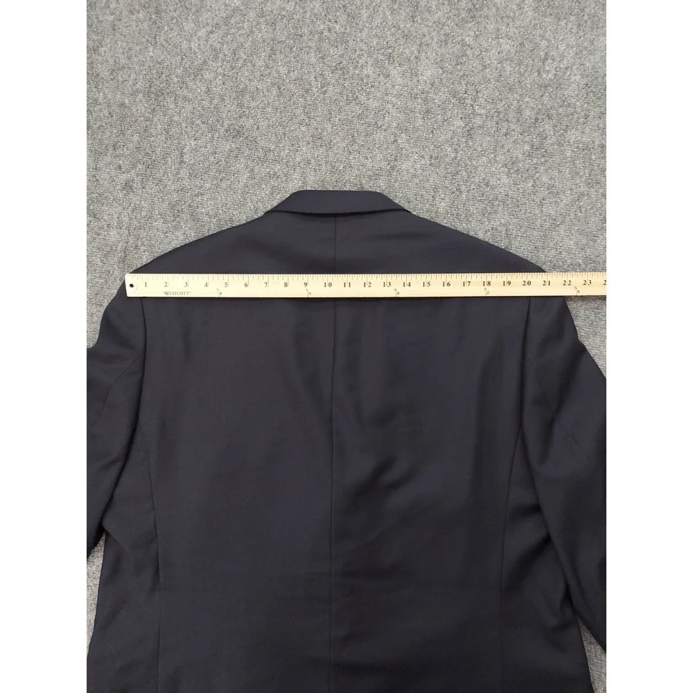 RALPH LAUREN Blazer Jacket Mens 50 R Blue Wool SLIM Sportcoat Business Career